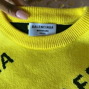 COPY - Brand new Balenciaga Logo sweater